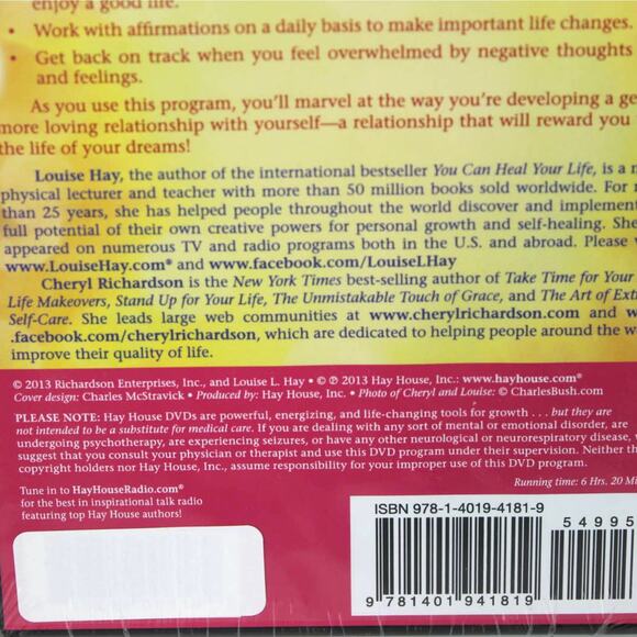 You Can Trust Your Life Louise Hay & Cheryl Richardson DVD - Picture 5 of 6